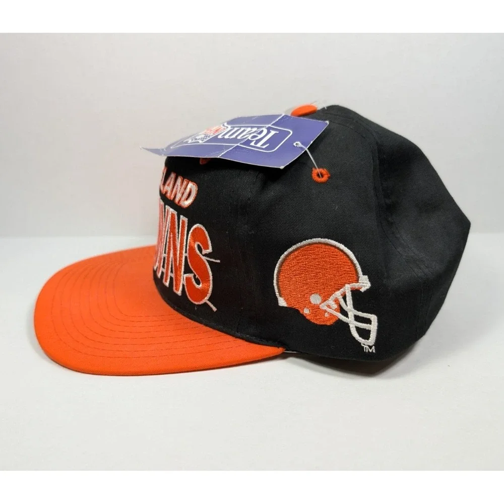 Vintage‎ Cleveland Browns Hat NWT 90s Spellout NFL Snapback